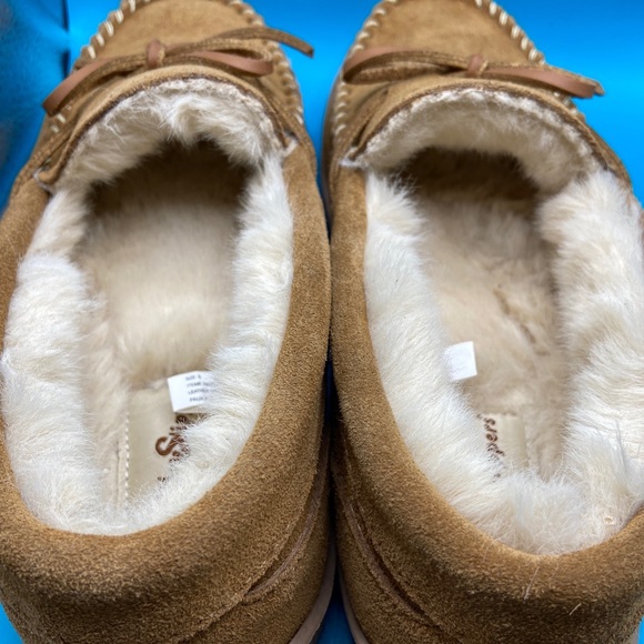 My Pillow Women's Moccasin MySlippers Size 9 Suede Chestnut..Amazing Condition - Picture 6 of 9